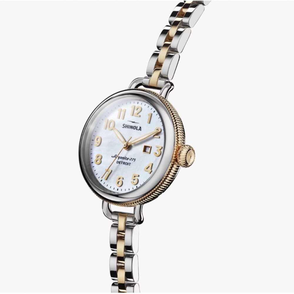 NWT Shinola Birdy Gold/Stainless Watch